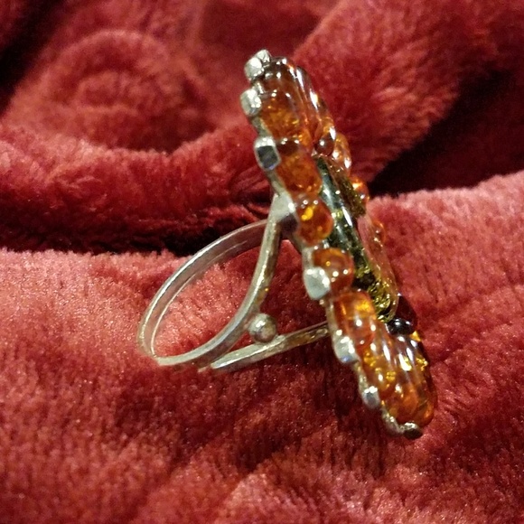 Silver Rush | Jewelry | Silver Rush Shades Of Amber Sunstyle Ring ...